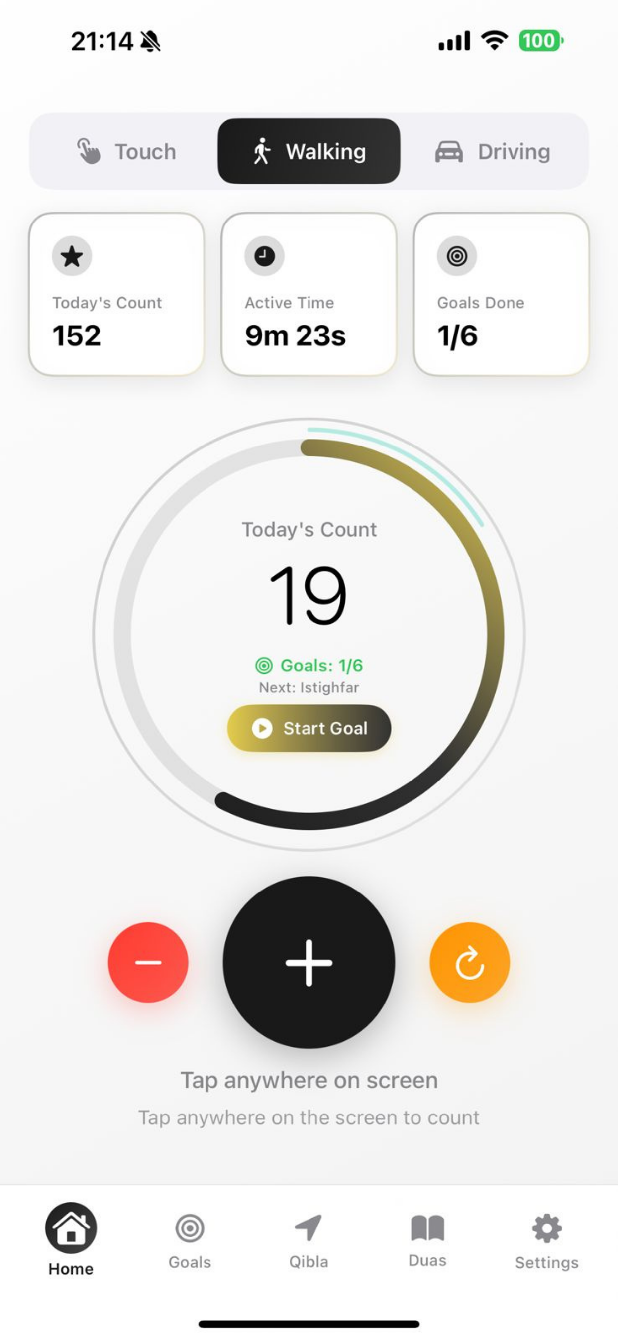 iTasbih Pro Dashboard